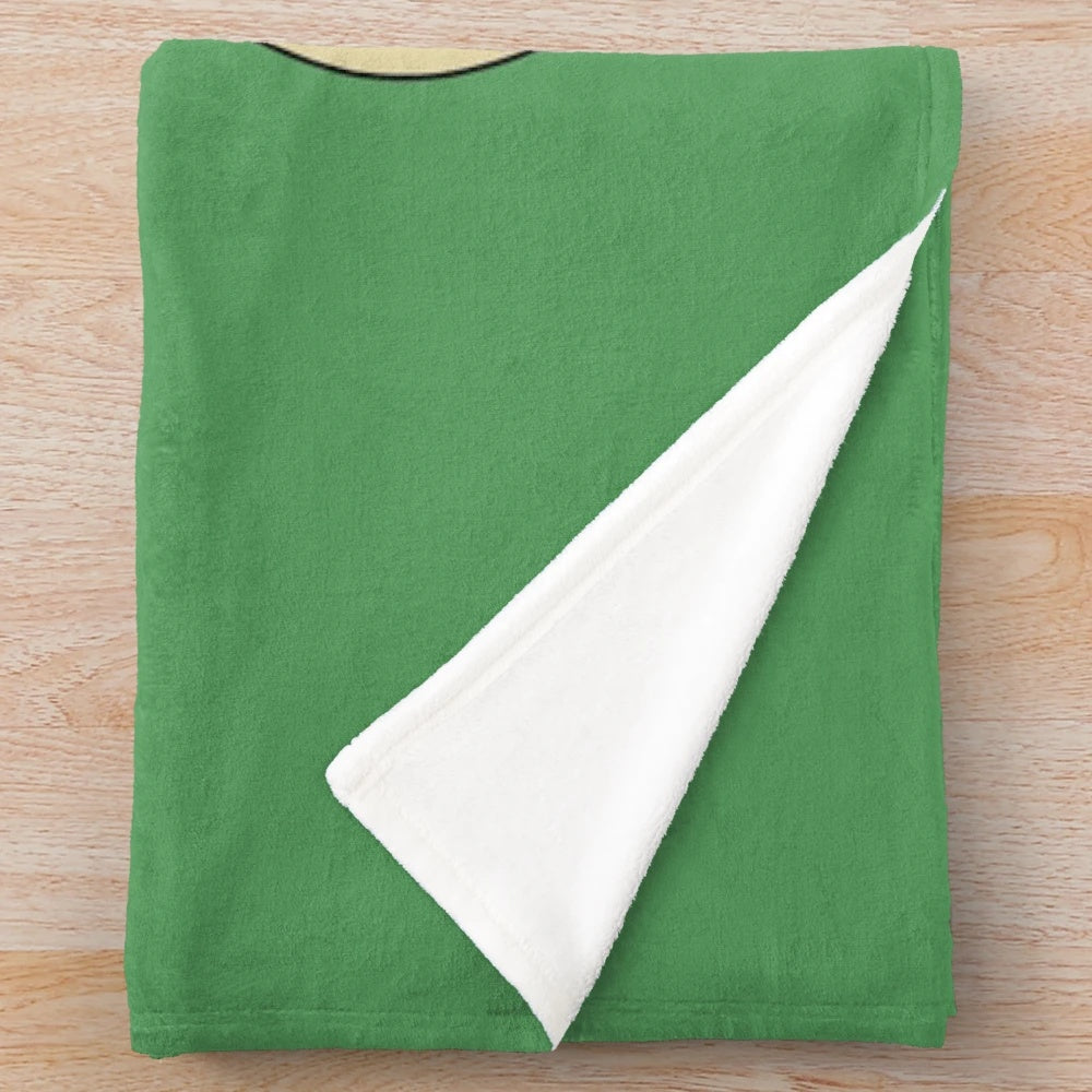 Vintage-style plush blanket featuring the album cover art of "Arthur" by the classic British rock band, The Kinks