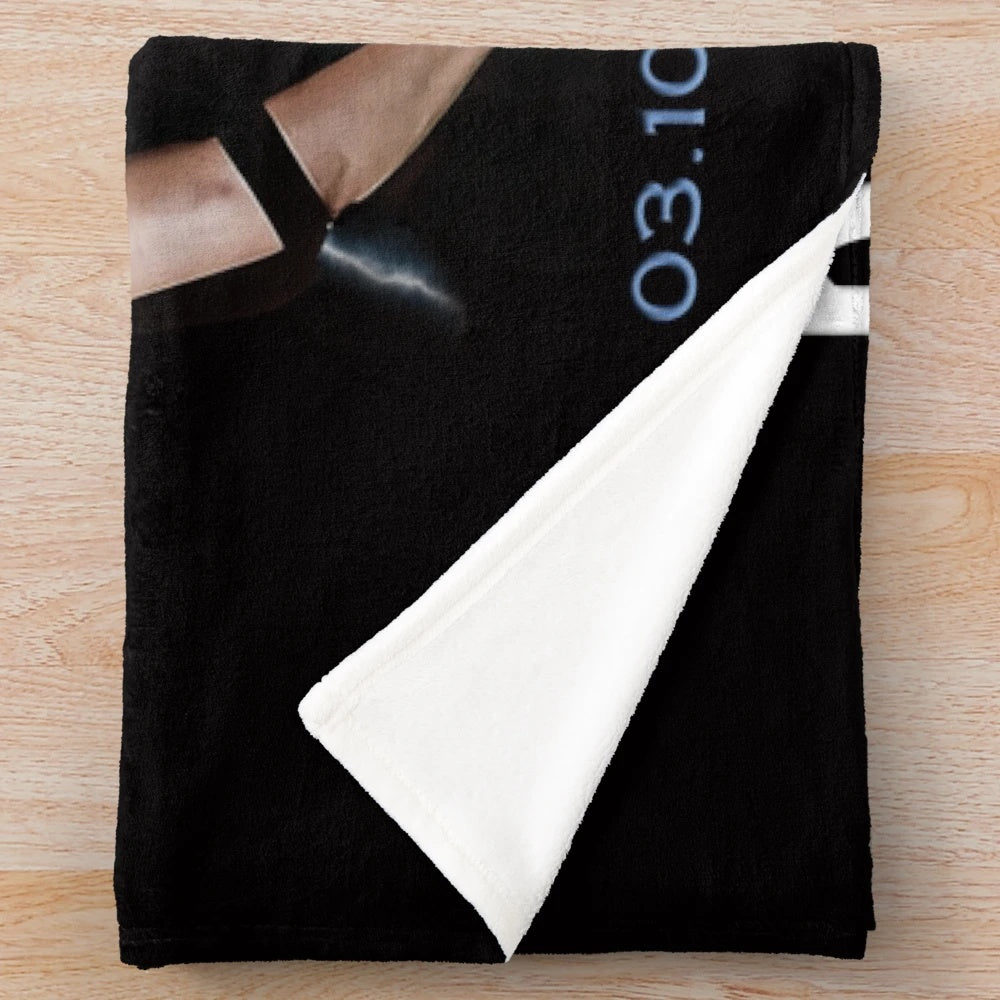 Bang Chan Plush Blanket with Vintage 90s Retro T-Shirt Graphic