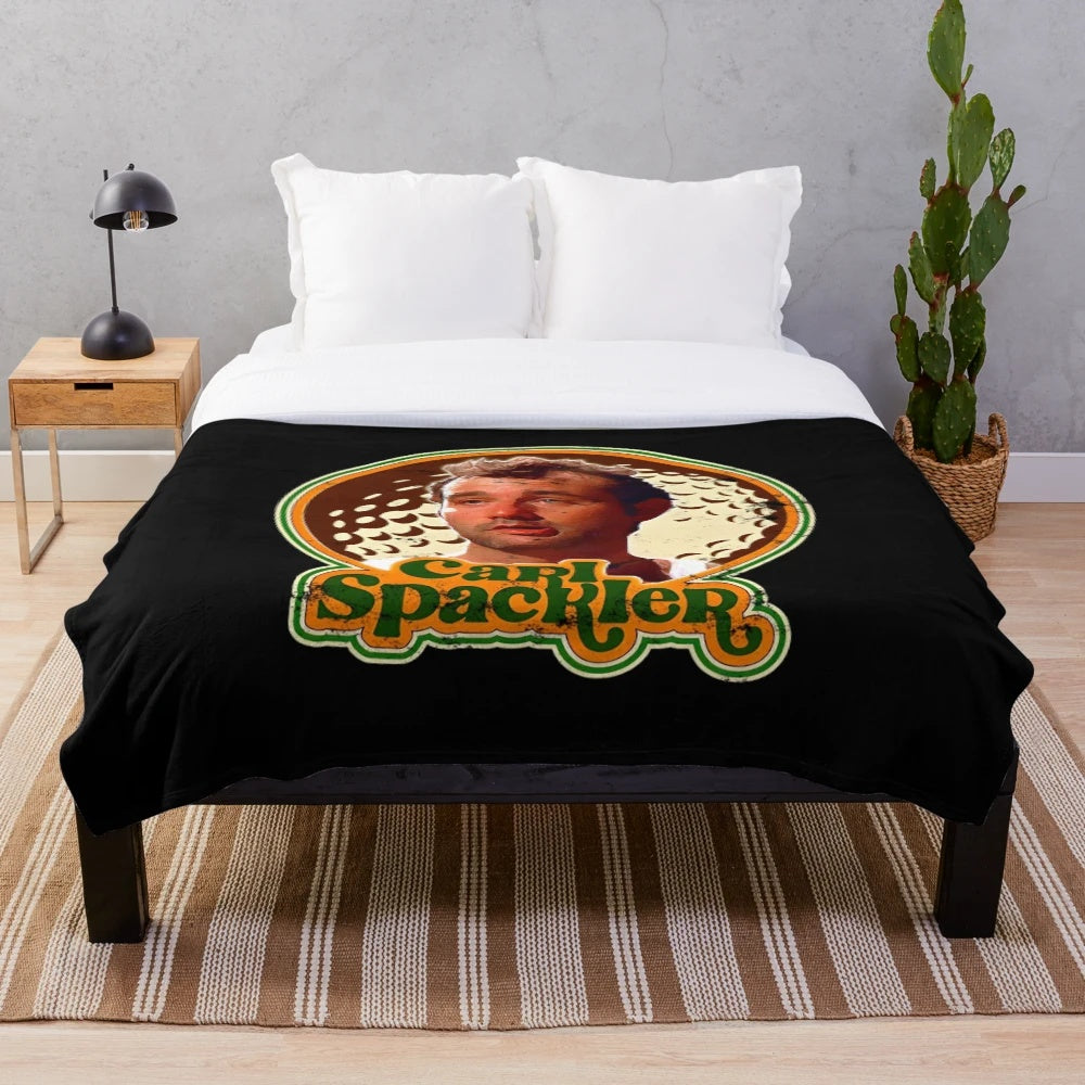 Caddyshack plush blanket featuring iconic characters and scenes from the classic comedy movie