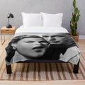 Casablanca movie-themed plush blanket with vintage design