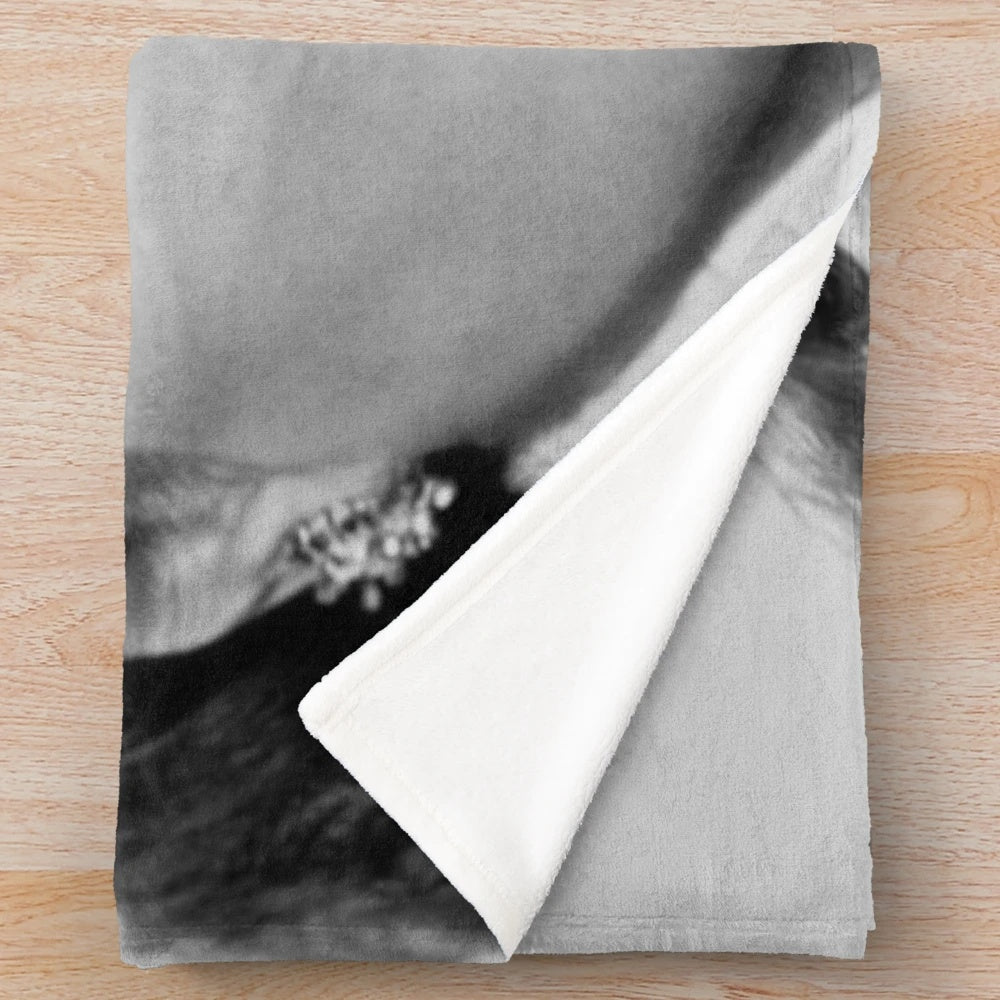 Casablanca movie-themed plush blanket with vintage design