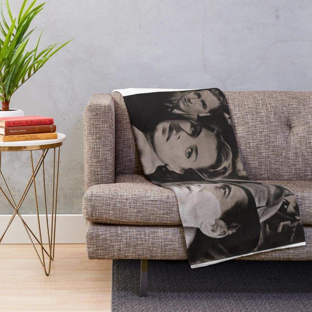 Casablanca movie-themed vintage-style plush blanket