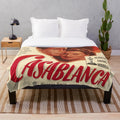 Casablanca movie-themed plush blanket