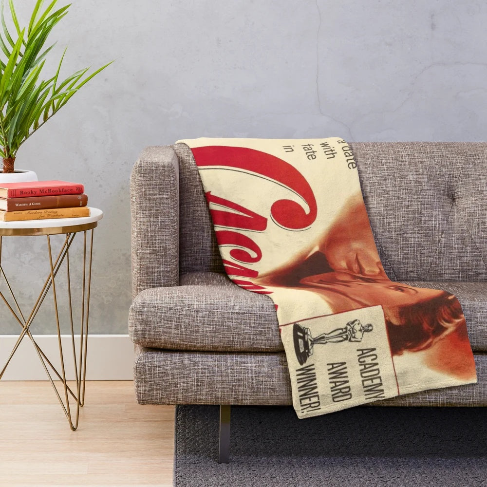 Casablanca movie-themed plush blanket