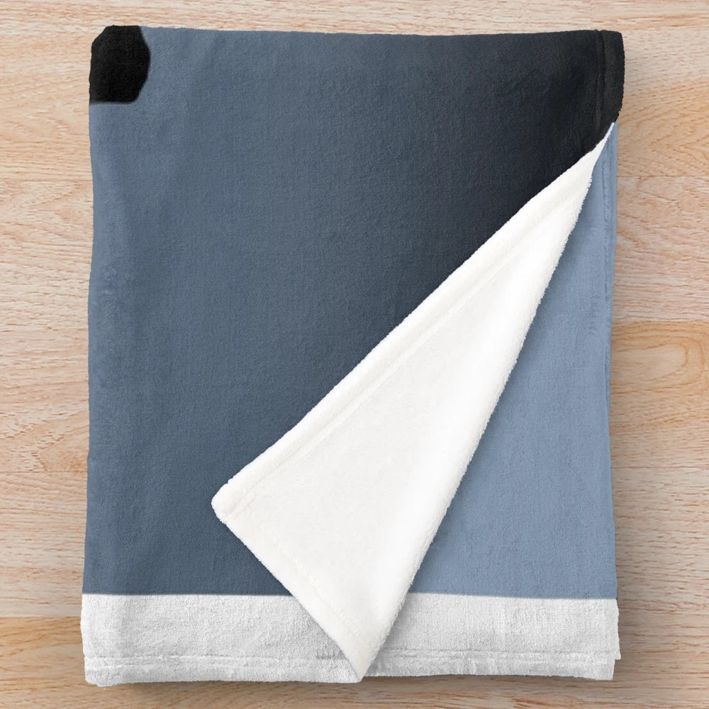 Vintage-Inspired Concorde Plush Blanket with Take Off Artwork