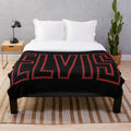 Vintage-Inspired Elvis Presley Plush Blanket