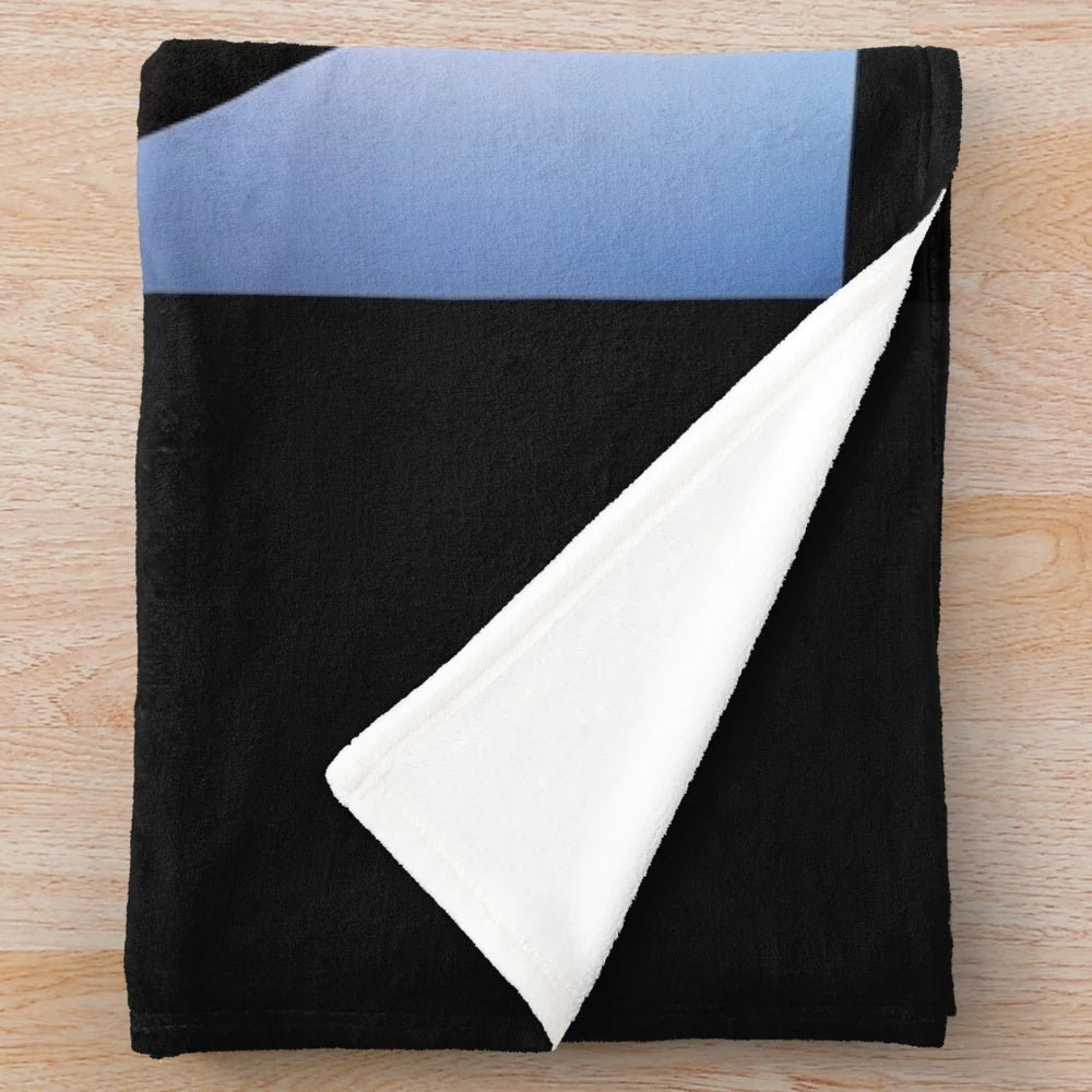 Genesis-themed plush blanket featuring the iconic band members