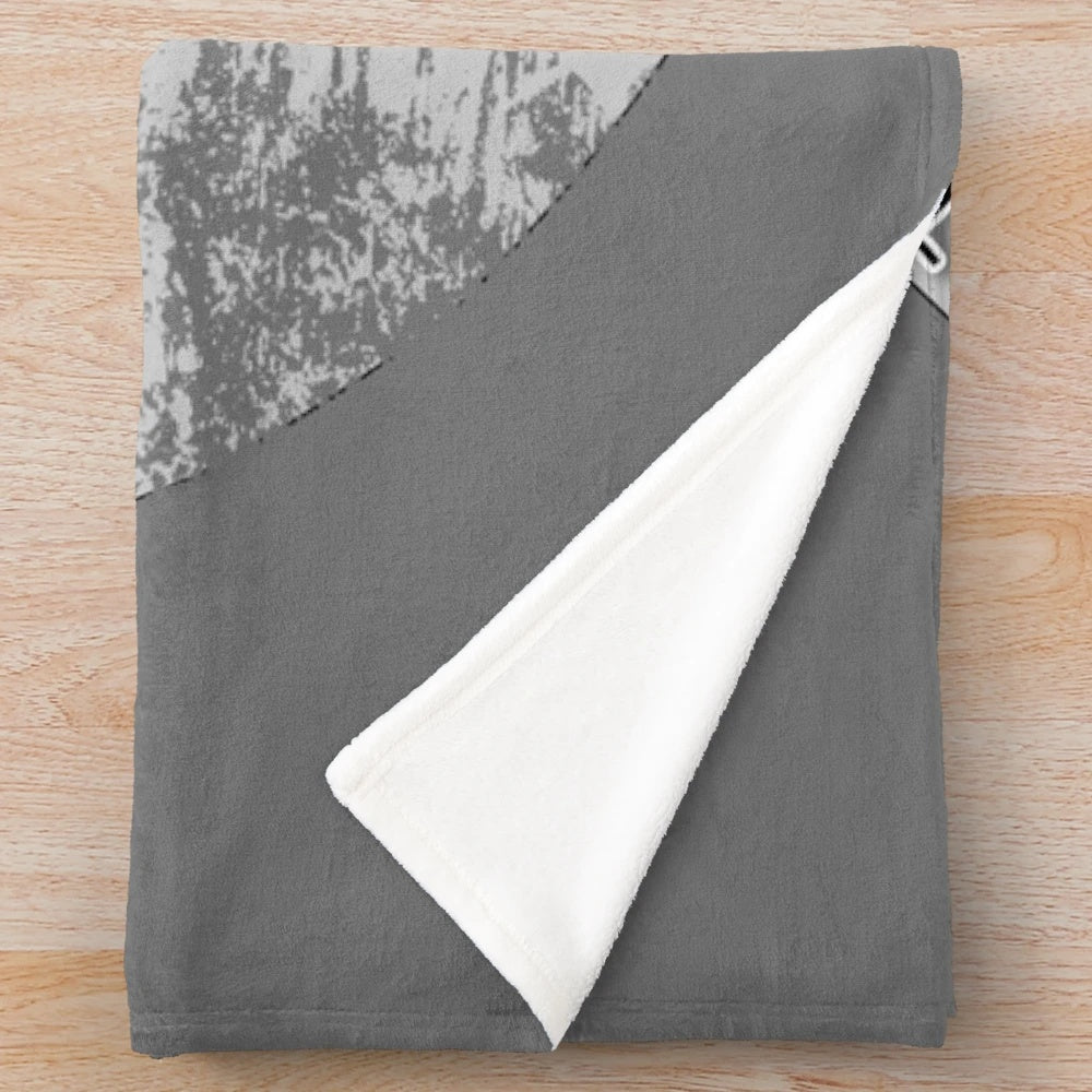 Vintage-style plush blanket featuring the flag of Stolberg, Germany
