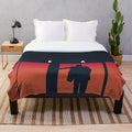 Vintage-inspired plush blanket featuring the classic 1995 crime drama film Heat