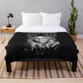 Helene Fischer Plush Blanket with Vintage Collage Design