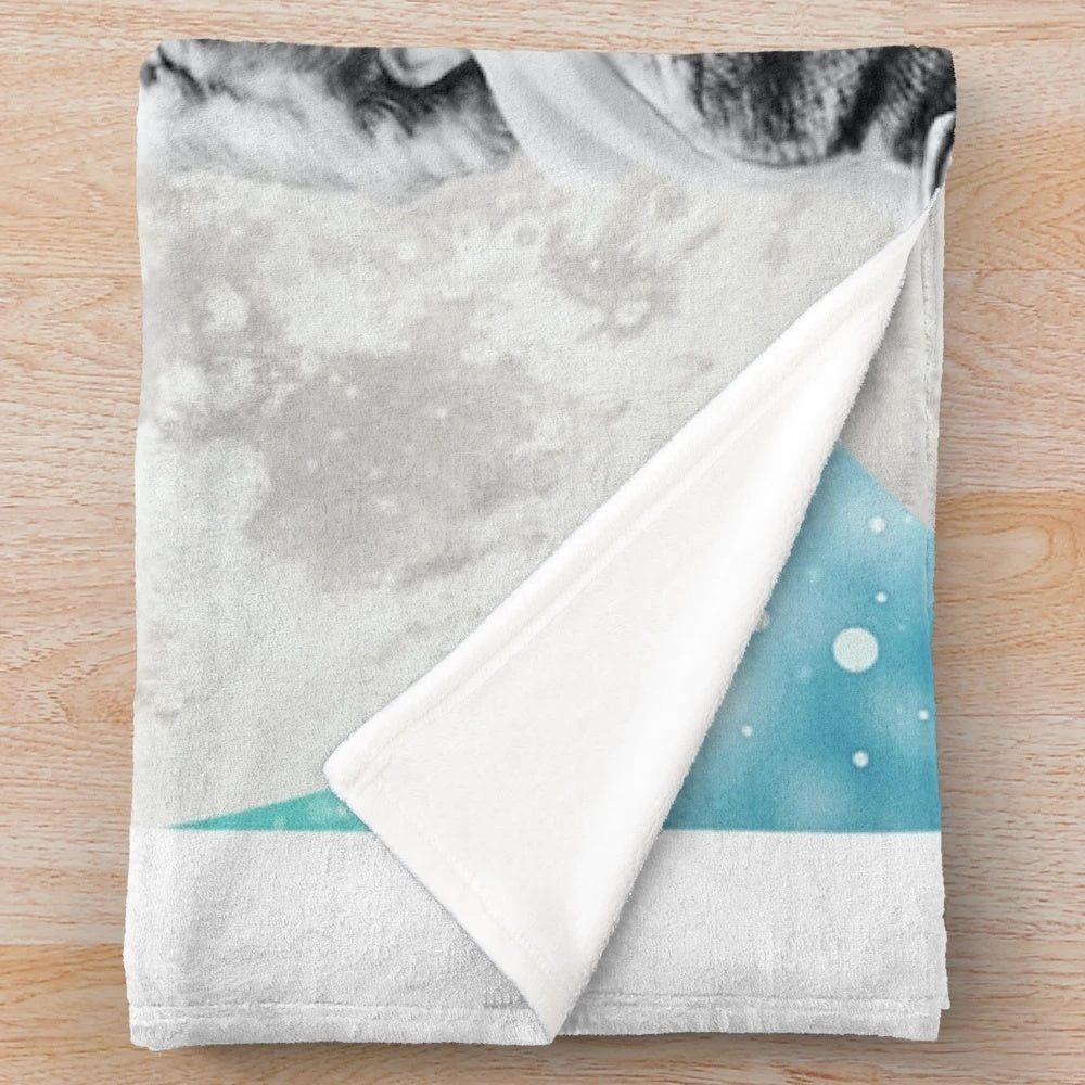 Vintage-Inspired Its a Wonderful Life Christmas Plush Blanket