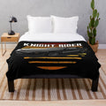 Knight Rider KITT Plush Blanket with Retro 80s/90s Design