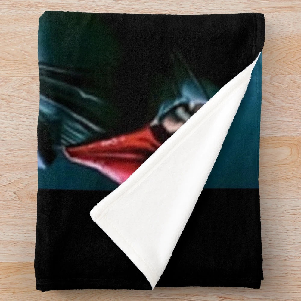 Linkin Park plush blanket featuring the band's iconic album cover art