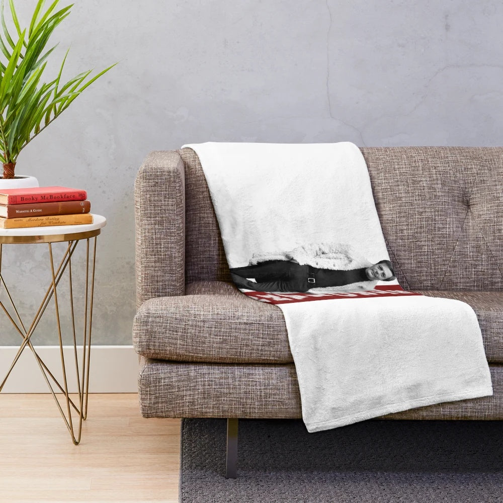Marcello Mastroianni Plush Blanket for Movie Lovers