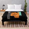 Vintage-inspired plush blanket featuring Marlon Brando's classic gangster movie character
