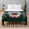 MG TC Classic Car Plush Blanket