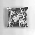 Vintage-inspired Nike Retro 1 sneaker design art print pillow