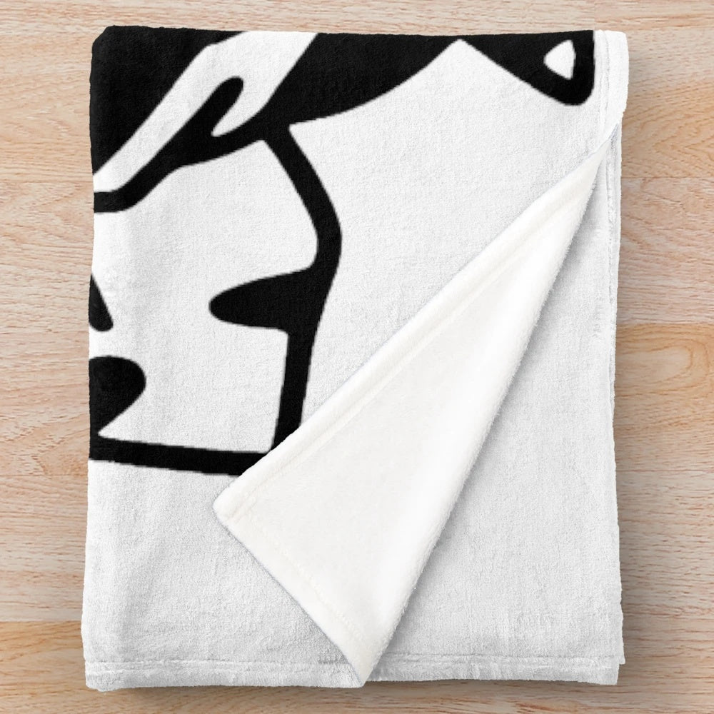 Vintage-inspired plush blanket featuring the character P-chan from the anime and manga series Ranma 1/2