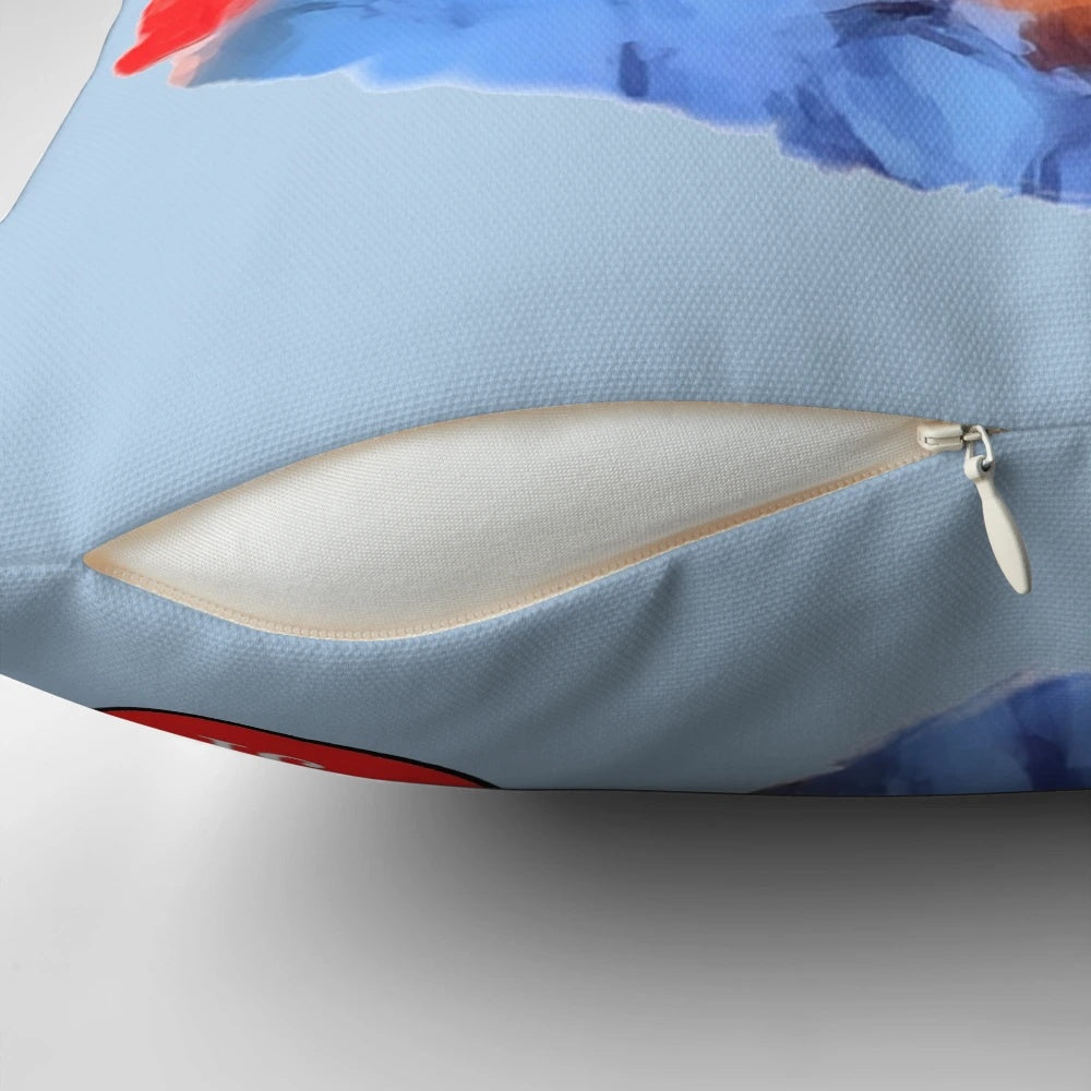 Vintage-inspired pillow featuring characters from the popular 1970s TV show Emergency!