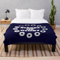 Photographer's Plush Blanket with Vintage Camera Motif