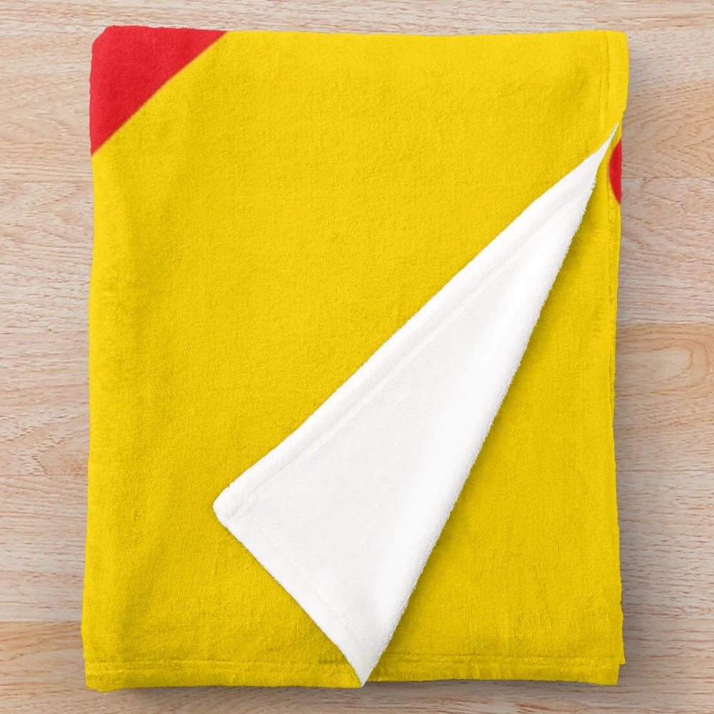 Vintage-inspired Mello Yello plush blanket