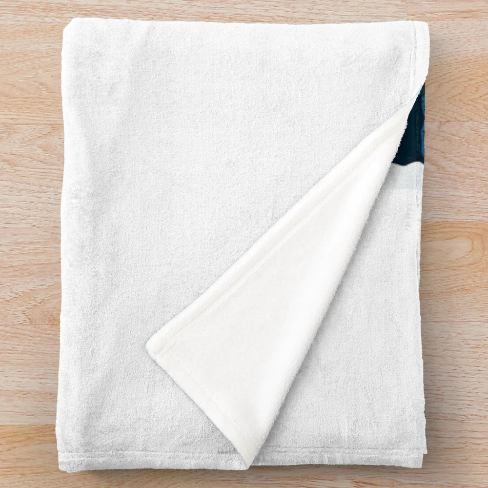 Plush blanket with vintage-style photography from classic John Hughes movies