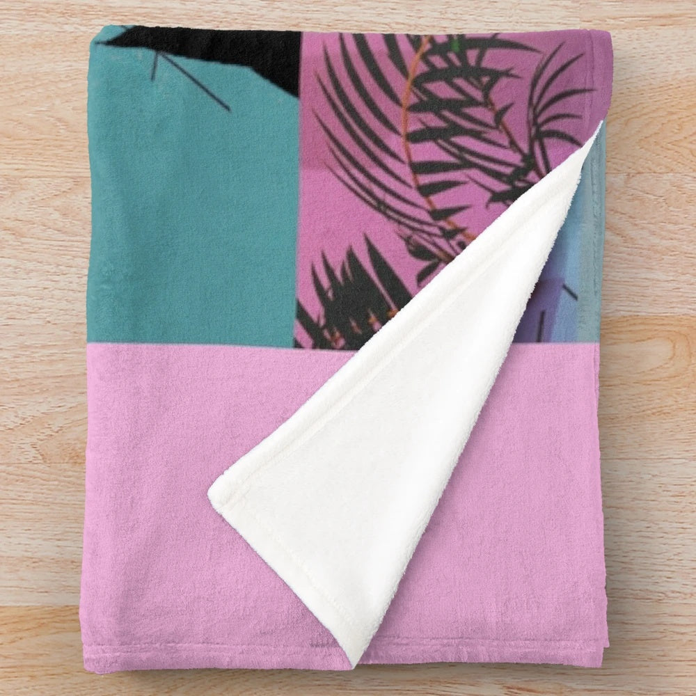 Vintage-Inspired Boa Plush Blanket