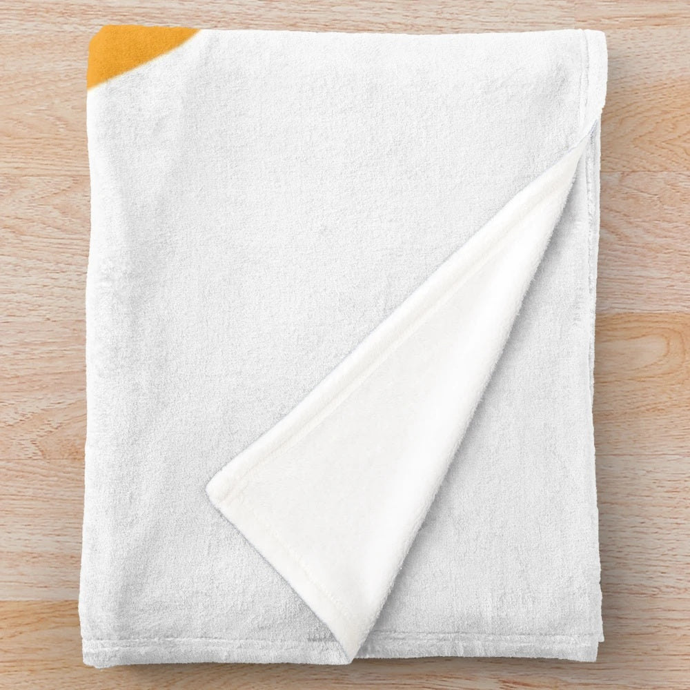 Vintage-inspired plush blanket with airplane and travel motifs