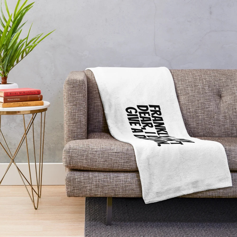 Soft, plush blanket with a vintage "Gone with the Wind" inspired design