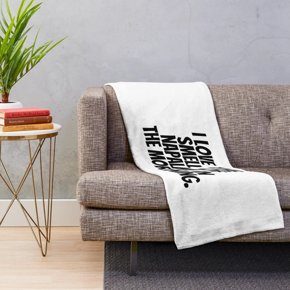 Plush blanket with vintage "Apocalypse Now" inspired artwork