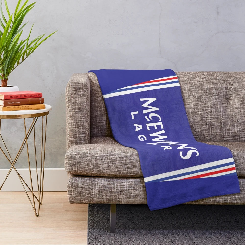 Retro Rangers FC 1999-97 Home Shirt Plush Blanket