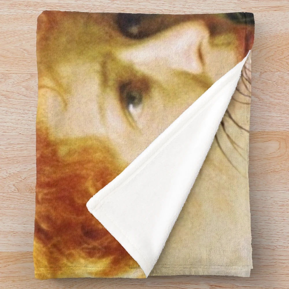 Soft and cozy plush blanket featuring the iconic imagery from the classic film Requiem for a Dream