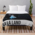 Vintage-inspired romantic dancing plush blanket