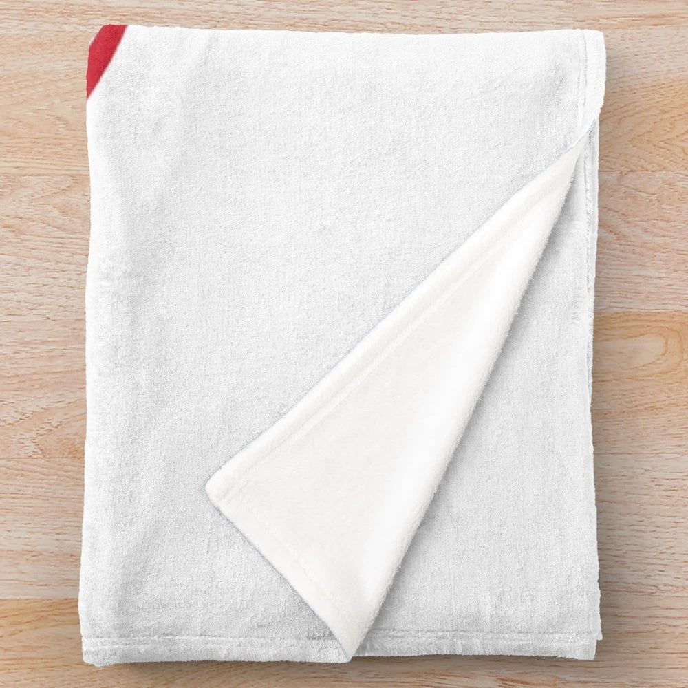 Cozy plush blanket featuring the iconic Scrambler Ducati motorcycle logo