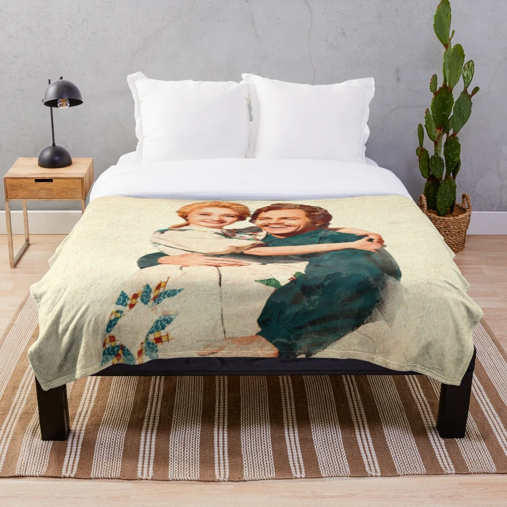 Seven Brides for Seven Brothers movie-themed plush blanket