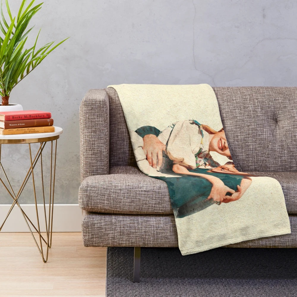 Seven Brides for Seven Brothers movie-themed plush blanket
