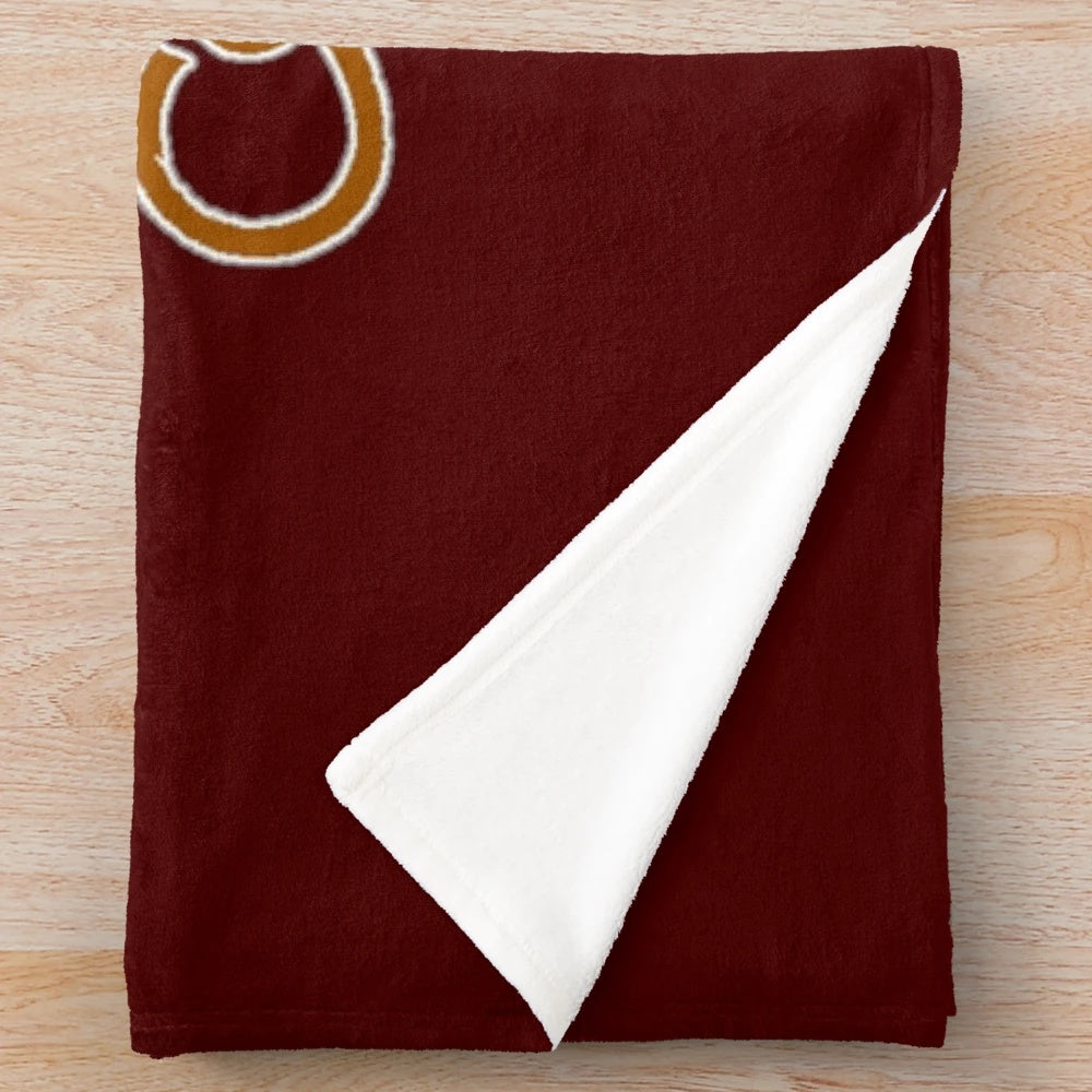 Vintage-inspired plush blanket featuring characters from the classic film "The Ten Commandments