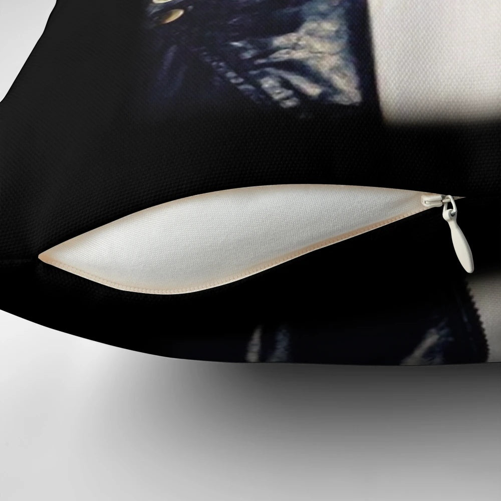 Vintage-style pillow featuring a young Johnny Depp, popular actor from the 80s and 90s
