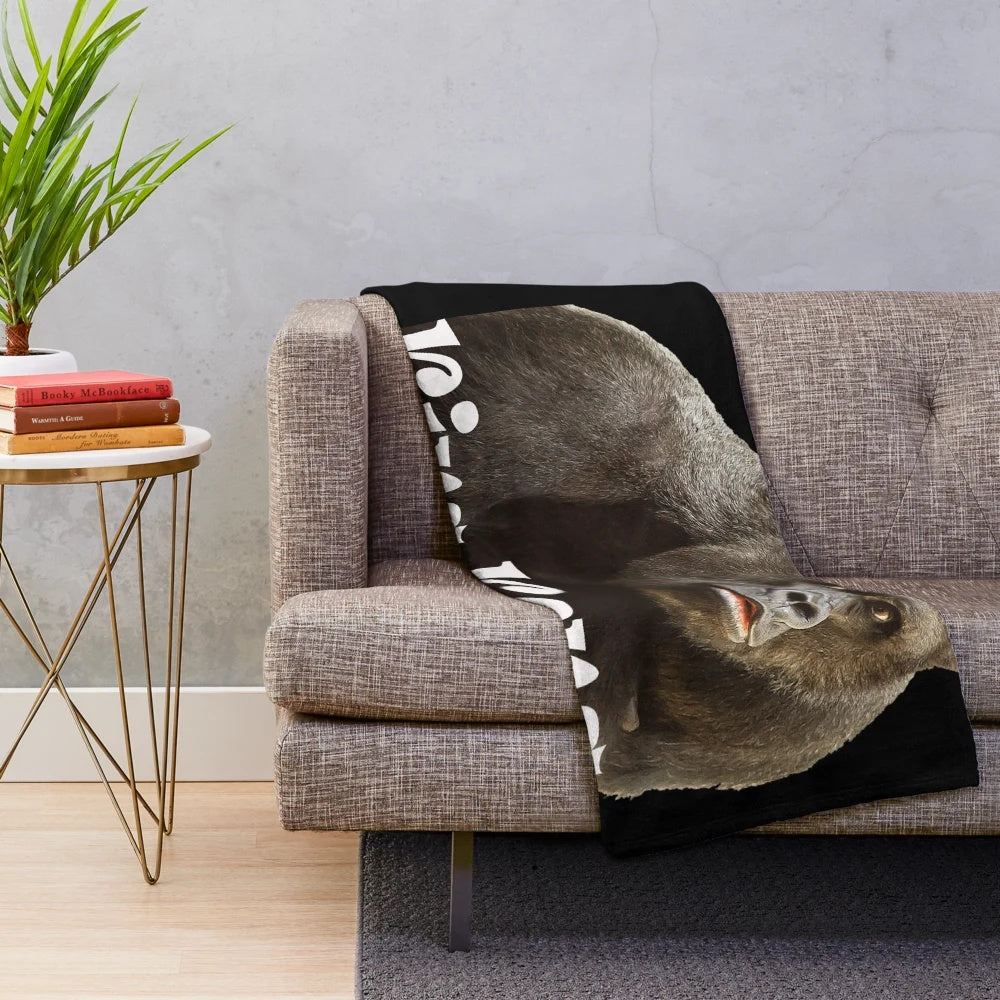 Vintage King Kong Inspired Plush Blanket