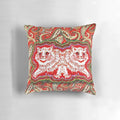 Vintage Louis Wain psychedelic cats pillow featuring colorful, whimsical Victorian era kitten artwork