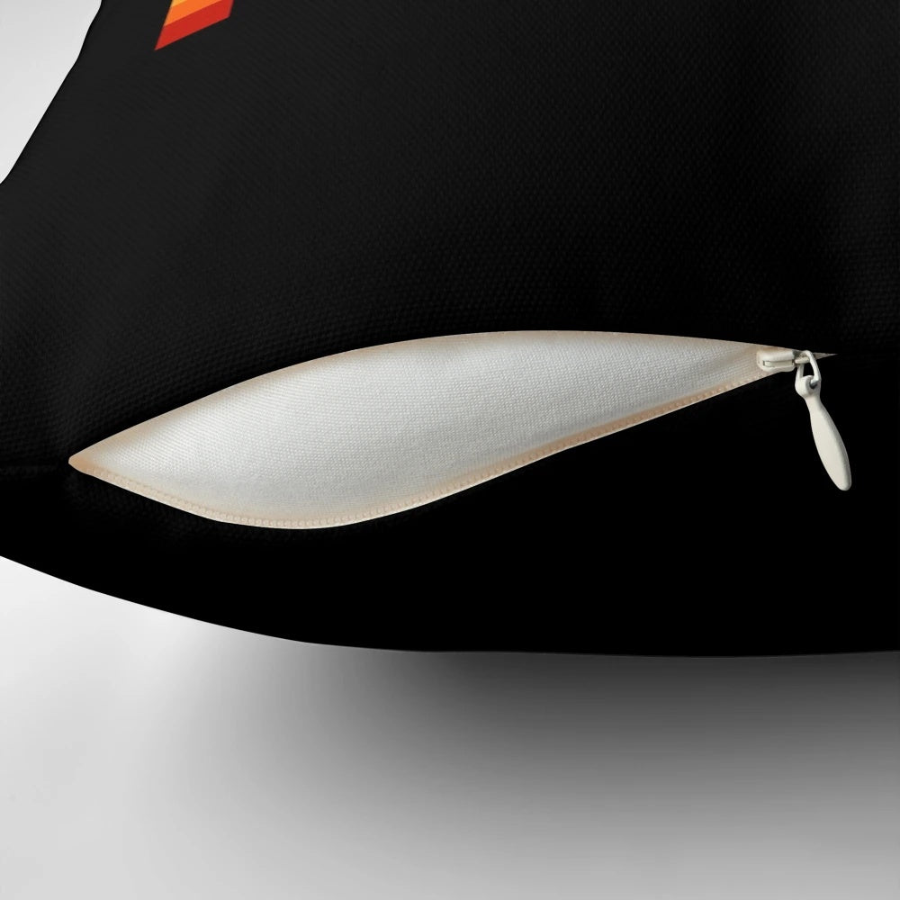 Vintage-style pillow featuring a classic Scania truck design