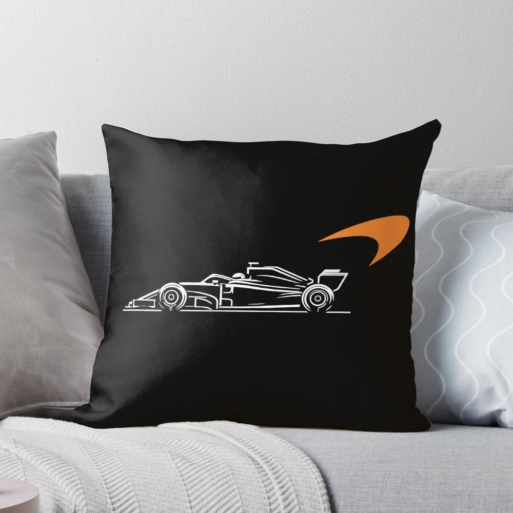 Minimalist Pillow Featuring the Iconic Mclaren F1 Team Logo