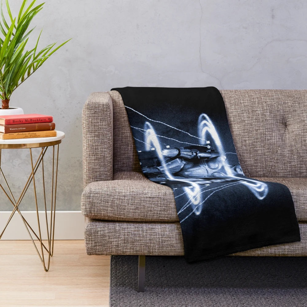 Metropolis (1927) Plush Blanket - Vintage Sci-Fi Decor