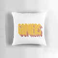 Vintage-inspired Minnesota Gophers fading art design on a decorative throw pillow