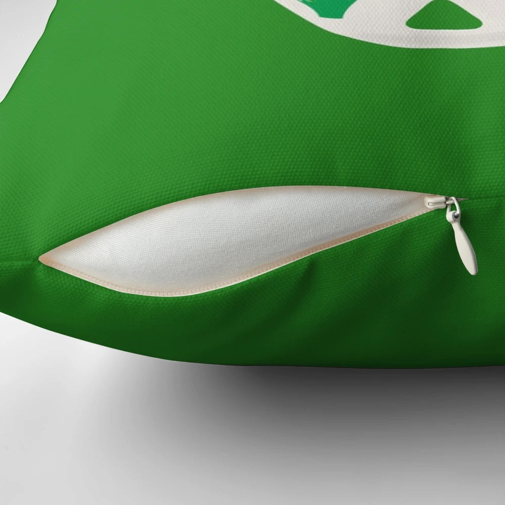 Vintage Minnesota North Stars hockey goalie mask pillow featuring retro team colors and logo