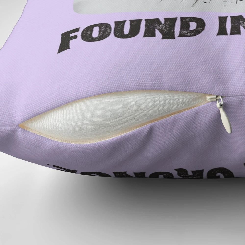 Cracked moon and grunge stars pillow with a vintage, celestial aesthetic
