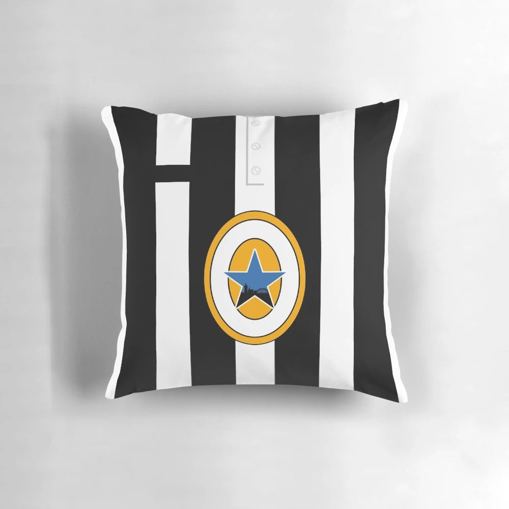 Vintage NUFC 95-97 Home Shirt Pillow - Retro Newcastle United Football Memorabilia
