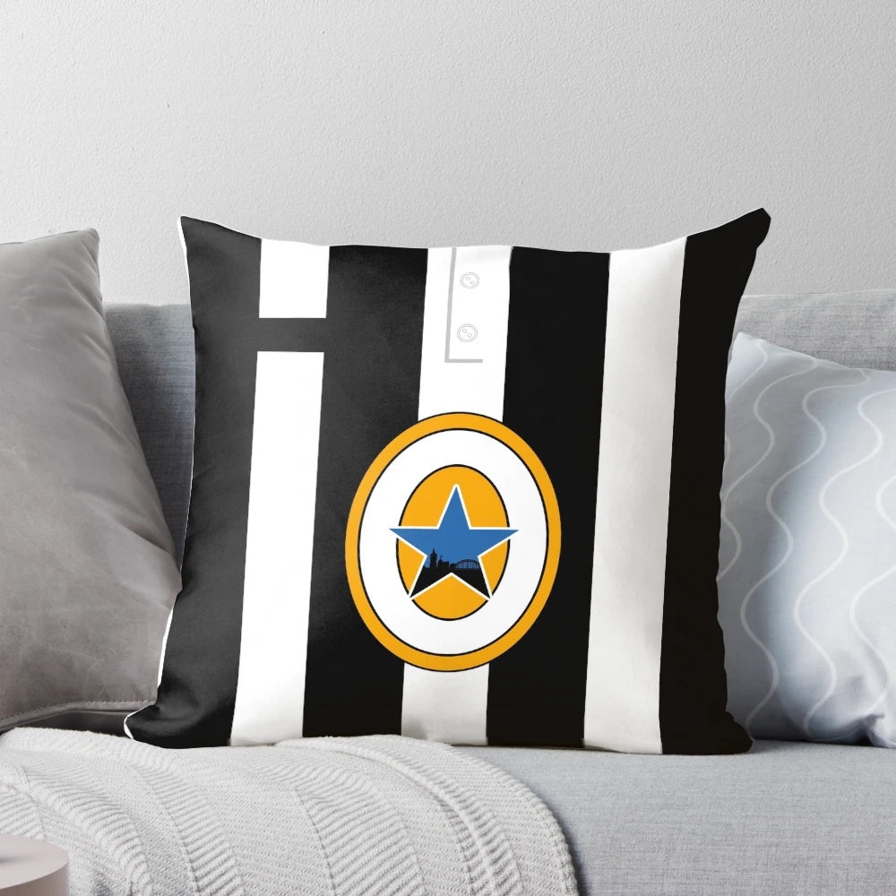 Vintage NUFC 95-97 Home Shirt Pillow - Retro Newcastle United Football Memorabilia
