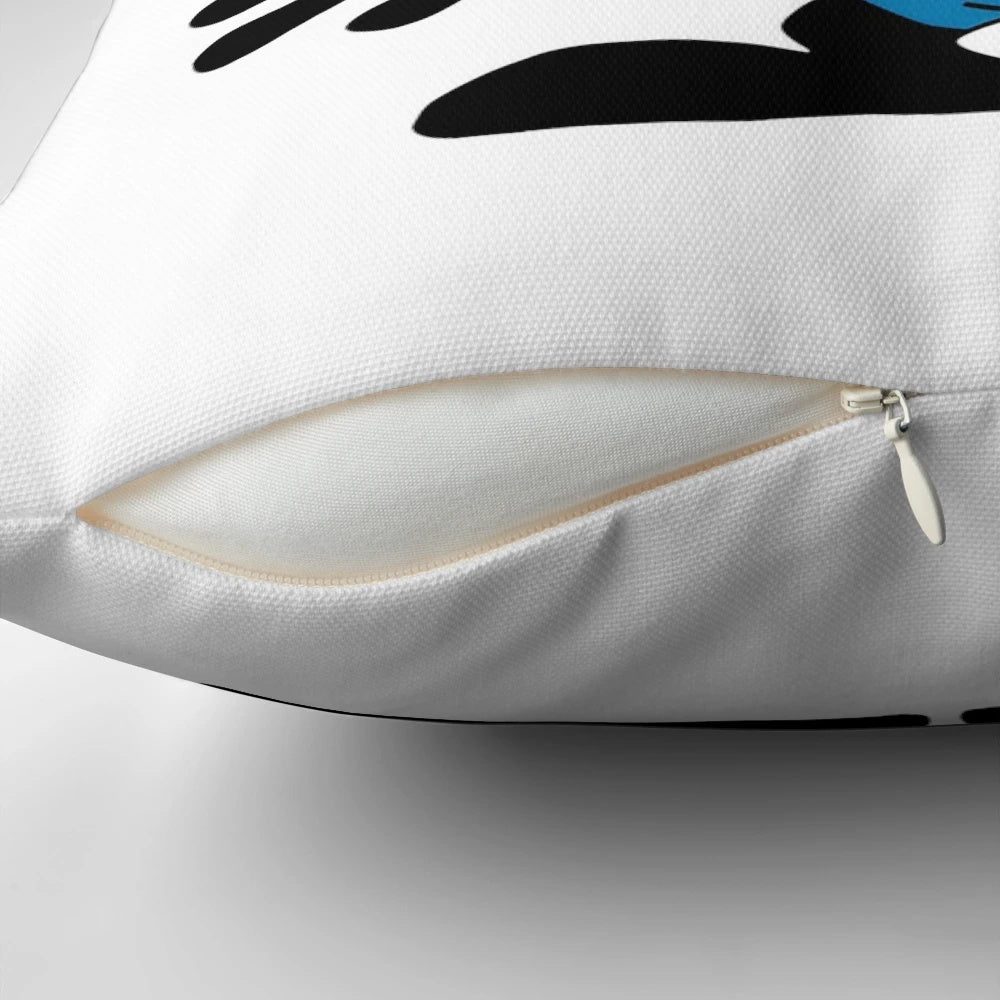 Plush Oswald the Lucky Rabbit cartoon character pillow, perfect for vintage cartoon enthusiasts.