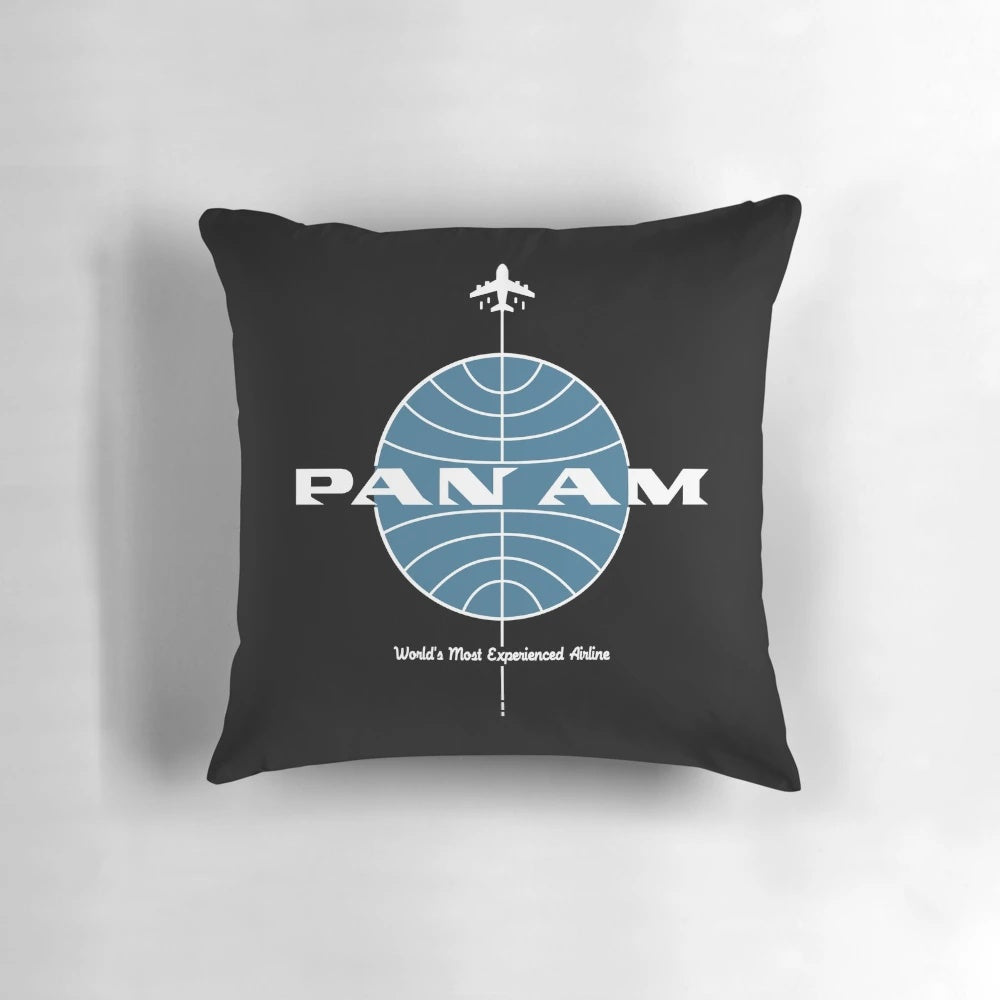 Vintage Pan American World Airways Pan Am Pillow